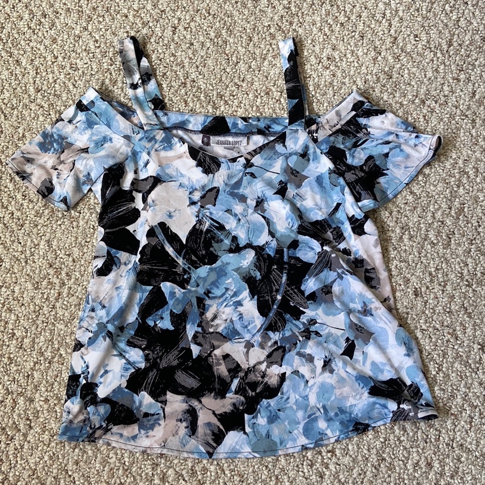 Jennifer Lopez off the shoulder top size Small